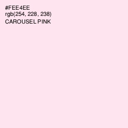 #FEE4EE - Carousel Pink Color Image